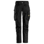Snickers 6703 AllroundWork, Women’s Stretch Trousers without Knee Pockets Black
