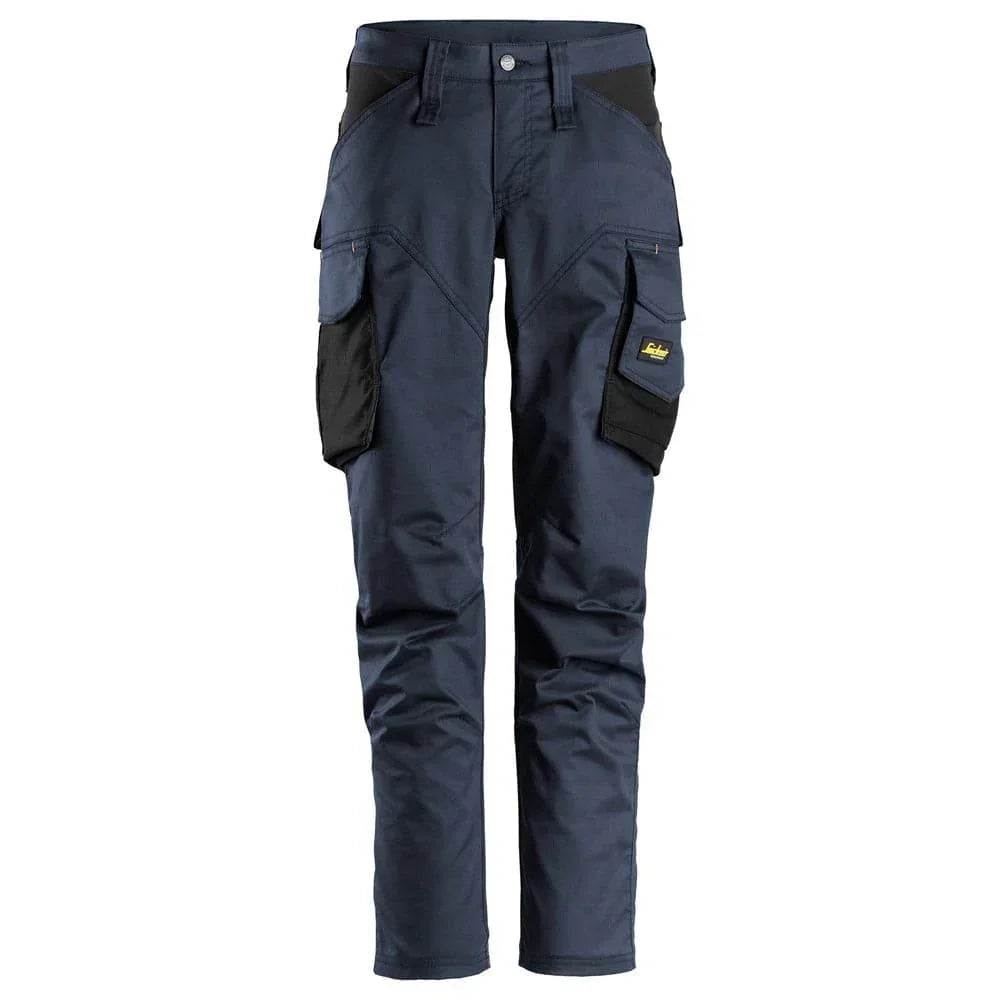 Snickers 6703 AllroundWork, Women’s Stretch Trousers without Knee Pockets Navy Blue