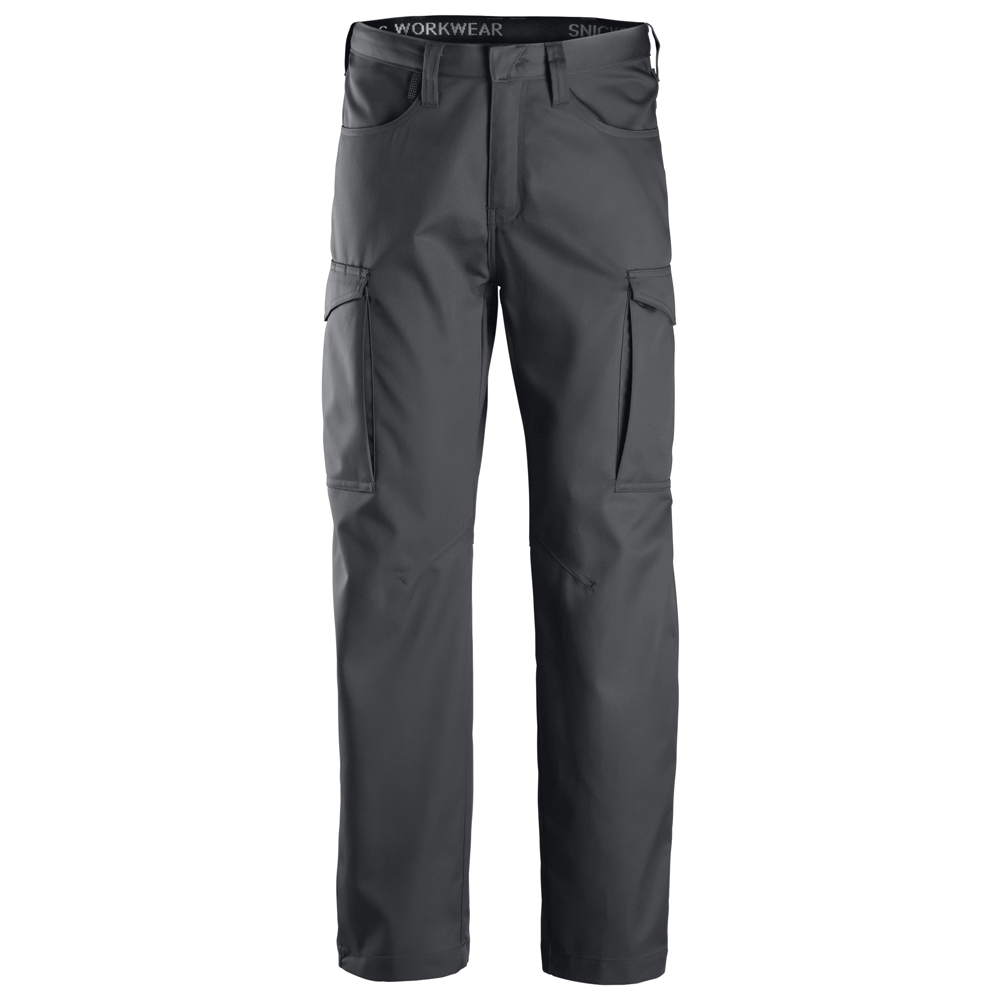 Snickers 6800 Service Trousers Steel Grey 33" Waist - 35" Leg - Snickers Size 148