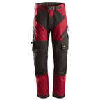 Snickers 6903 FlexiWork Stretch Kneepad Work Trousers Chilli Red 38" Waist - 30" Leg - Snickers Size 108