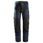 Snickers 6903 FlexiWork Stretch Kneepad Work Trousers Navy Blue