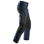 Snickers 6903 FlexiWork Stretch Kneepad Work Trousers Navy Blue Snickers 150 (35" Waist, 35" Leg)