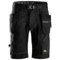 Snickers 6904 FlexiWork Holster Pocket Work Shorts Various Colours Black