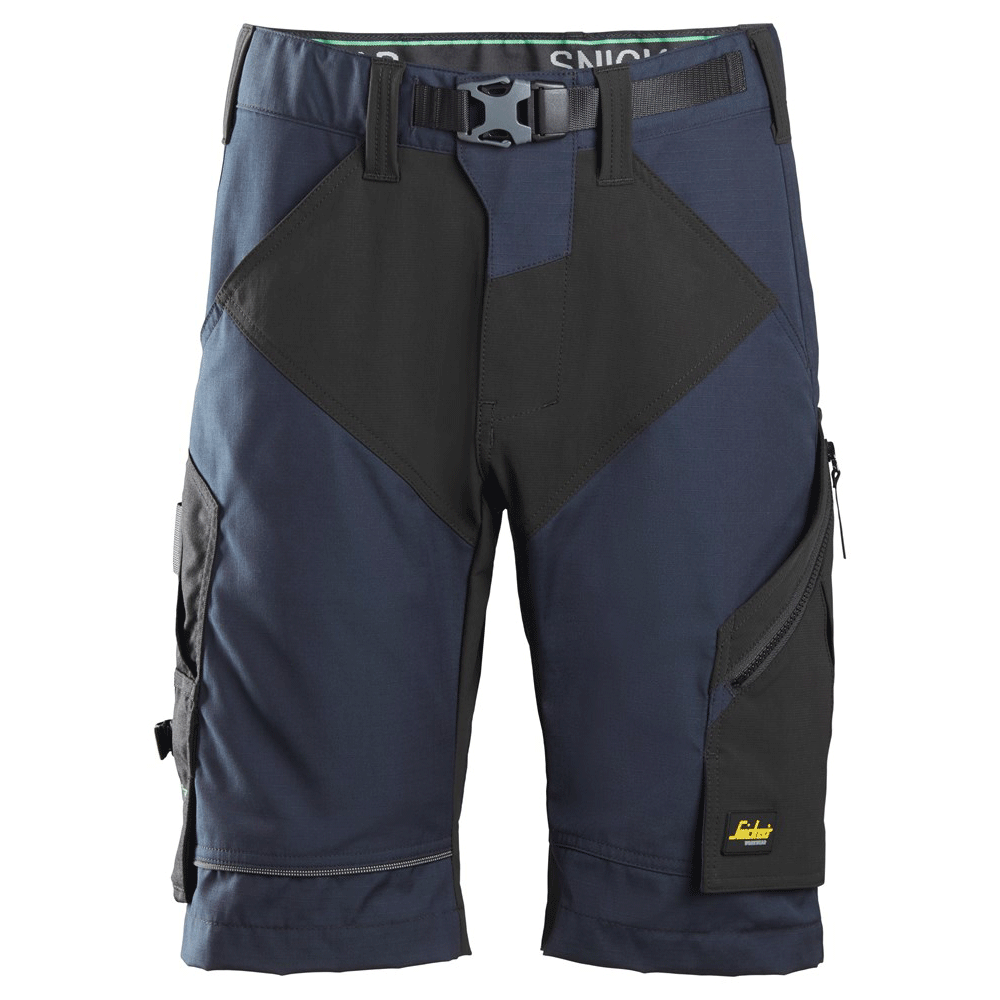 Snickers 6914 FlexiWork Work Shorts Various Colours Navy Blue Black
