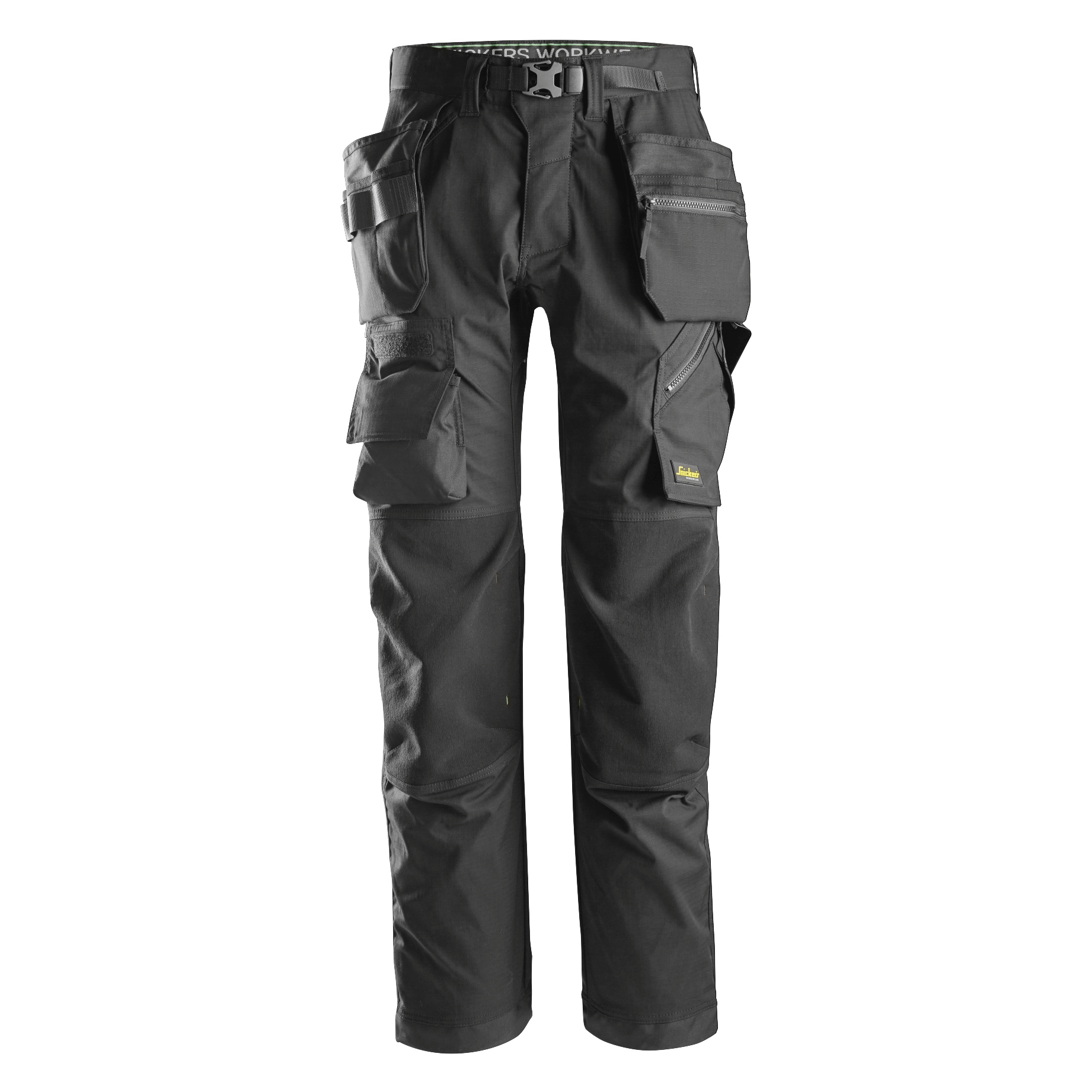 Snickers 6923 FlexiWork Floorlayer Holster Pocket Trousers Various Colours Black