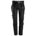 Snickers 6972 FlexiWork, Work Trousers+ Detachable Holster Pockets Black