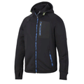 Snickers 8000 FlexiWork Stretch Fleece Hoodie Various Colours Black