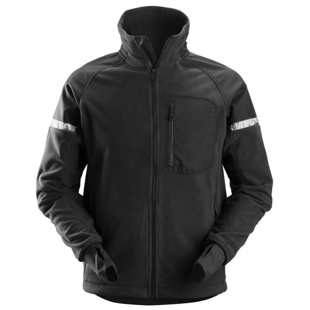 Snickers 8005 AllroundWork Windproof Fleece Jacket Various Colours Black