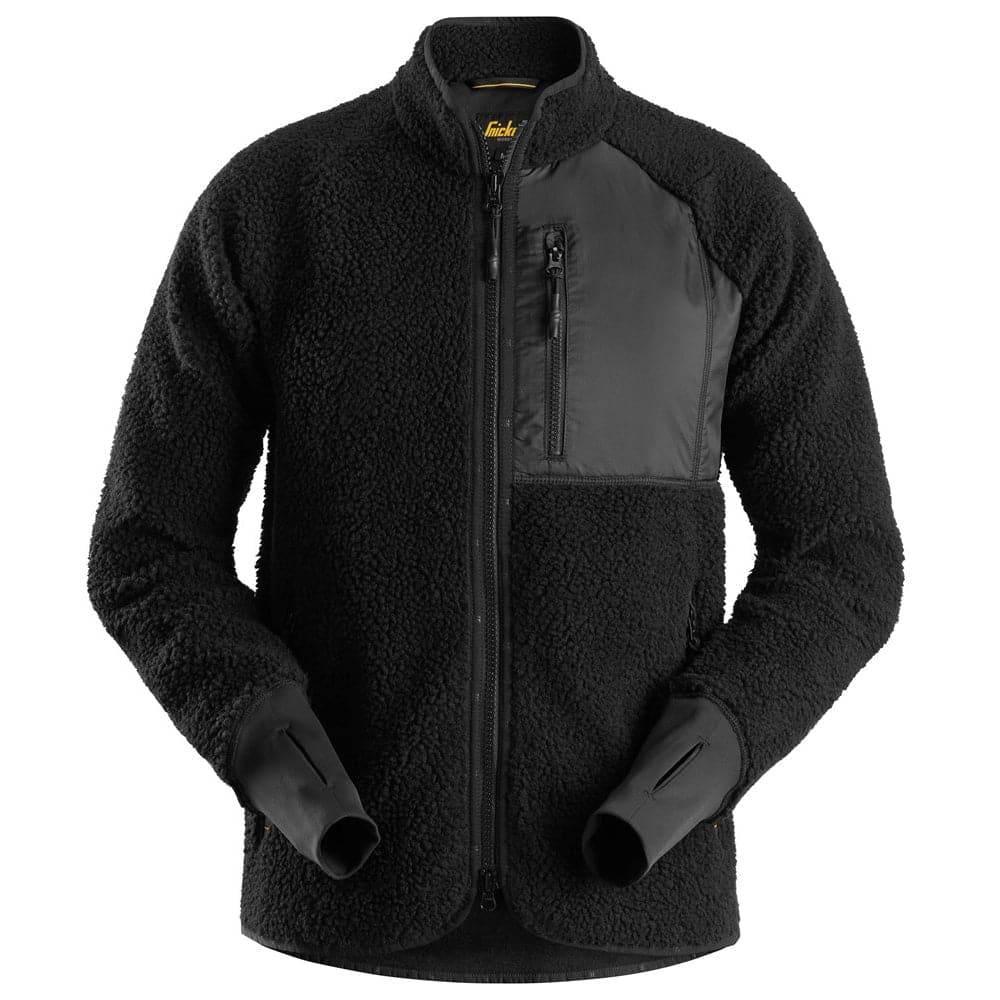 Snickers 8021 AllroundWork, Pile Full Zip Work Jacket Black