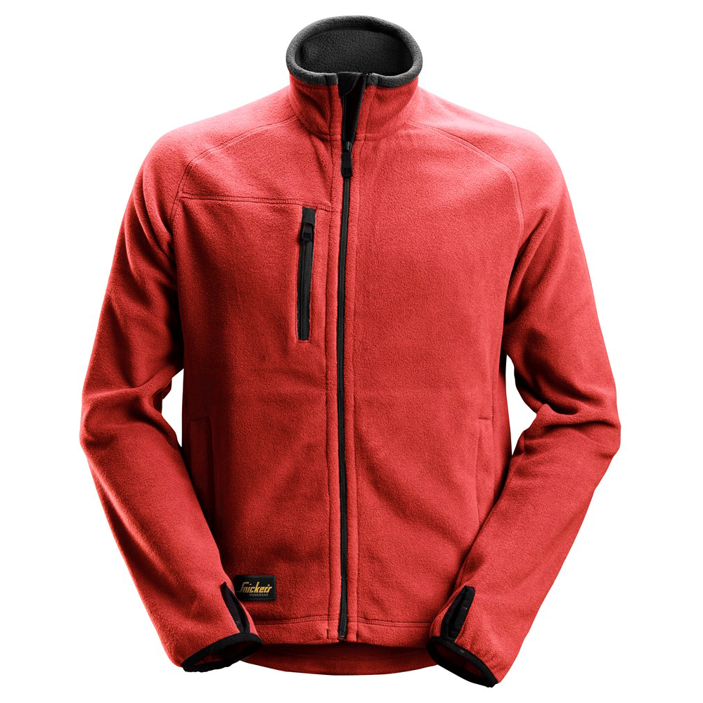 Snickers 8022 AllroundWork, Polartec® Fleece Jacket Various Colours Red Black