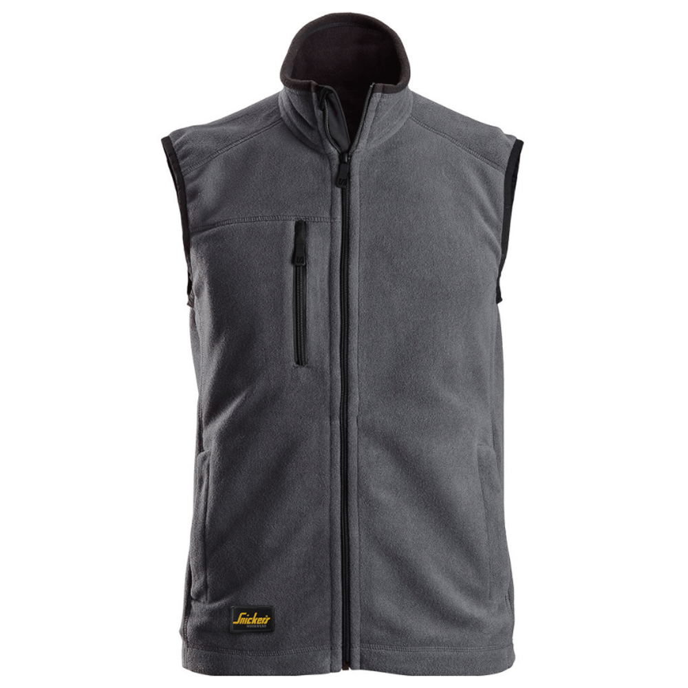 Snickers 8024 AllroundWork, Polartec® Fleece Vest Various Colours Steel Grey Black