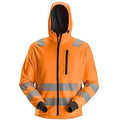Snickers 8039 AllroundWork Hi-Vis FZ Hoodie CL2/CL3 Various Colours Orange