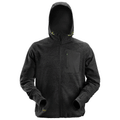 Snickers 8041 FlexiWork, Fleece Hoodie Various Colours Black Black