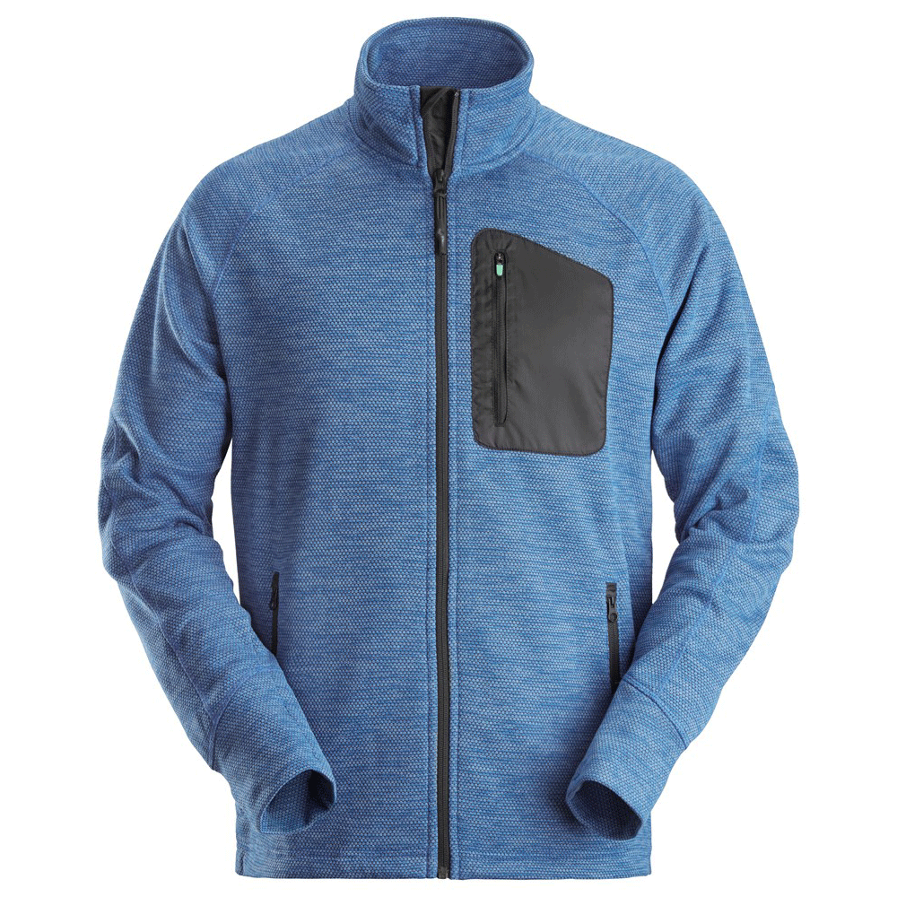 Snickers 8042 FlexiWork, Fleece Work Jacket Various Colours True Blue Black