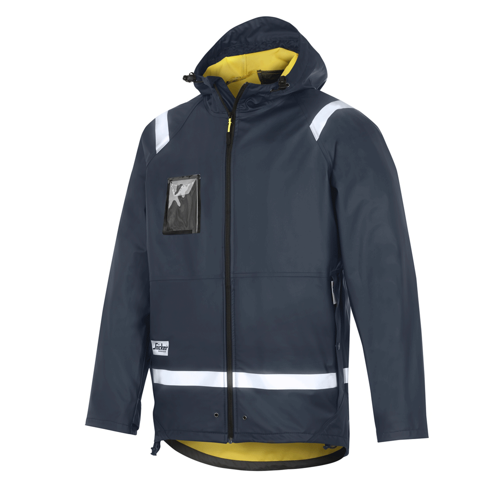 Snickers 8200 PU Rain Jacket Various Colours NavyBlue