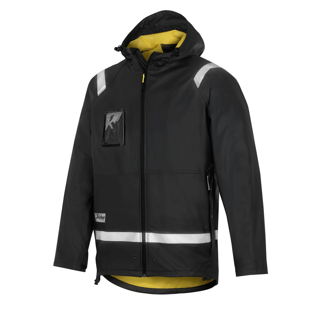Snickers 8200 PU Rain Jacket Various Colours Black