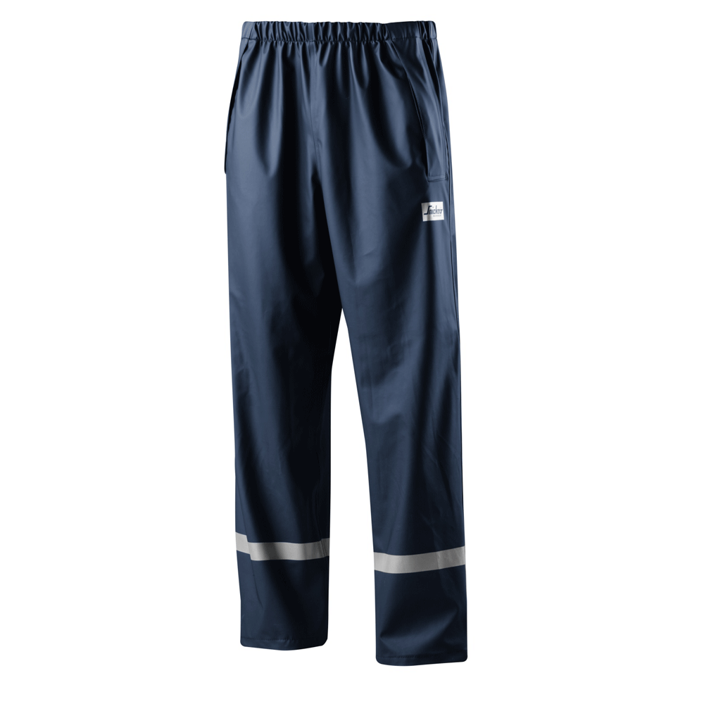 Snickers 8201 PU Rain Trousers Various Colours NavyBlue