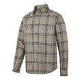 Snickers 8502 RuffWork Flannel Checked LS Shirt Various Colours Khaki Cloud Blue Check