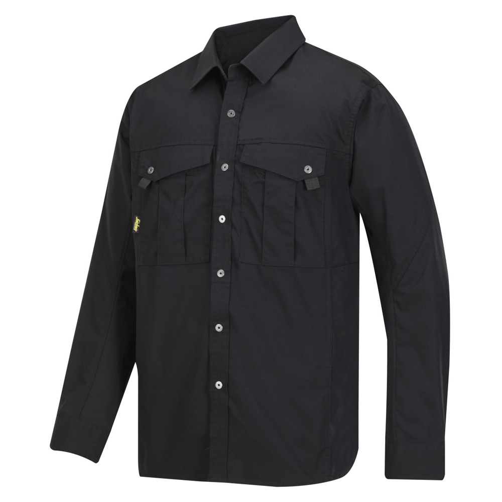 Snickers 8508 Rip Stop Shirt Various Colours Black