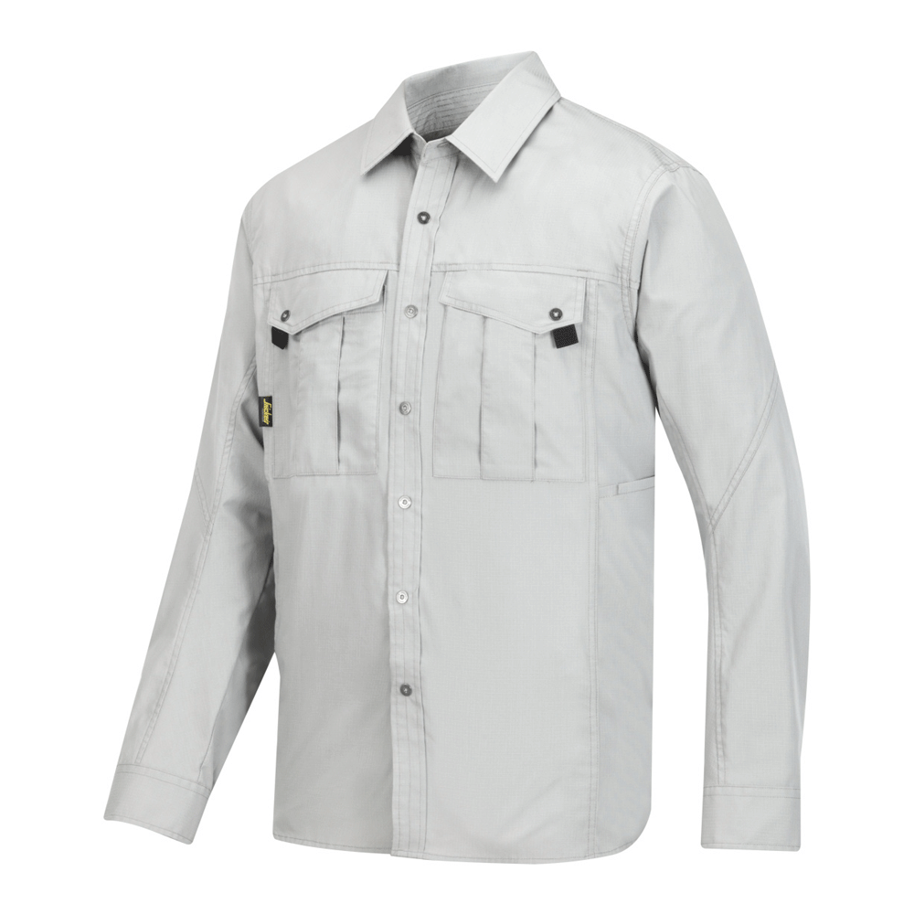 Snickers 8508 Rip Stop Shirt Various Colours AluminiumGrey