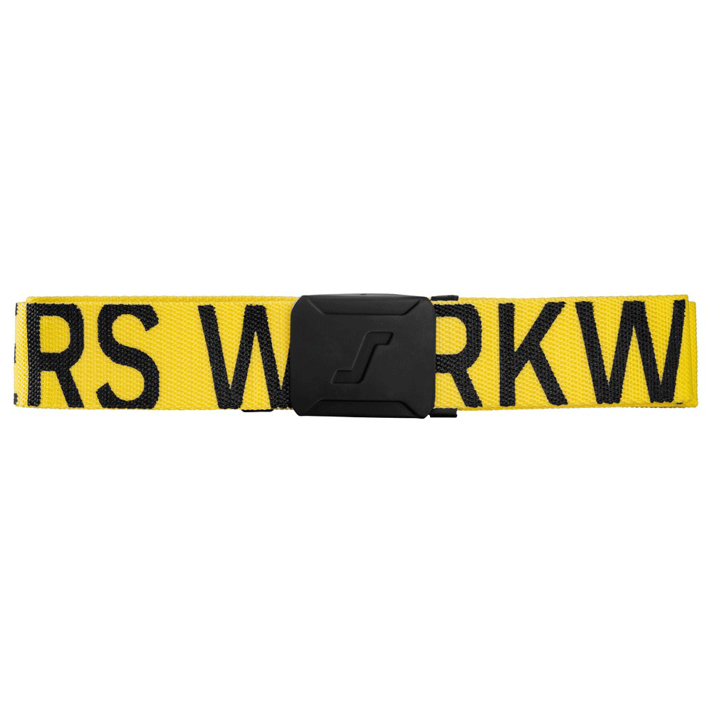 Snickers 9004 Logo Belt Various Colours Yellow Black One Size