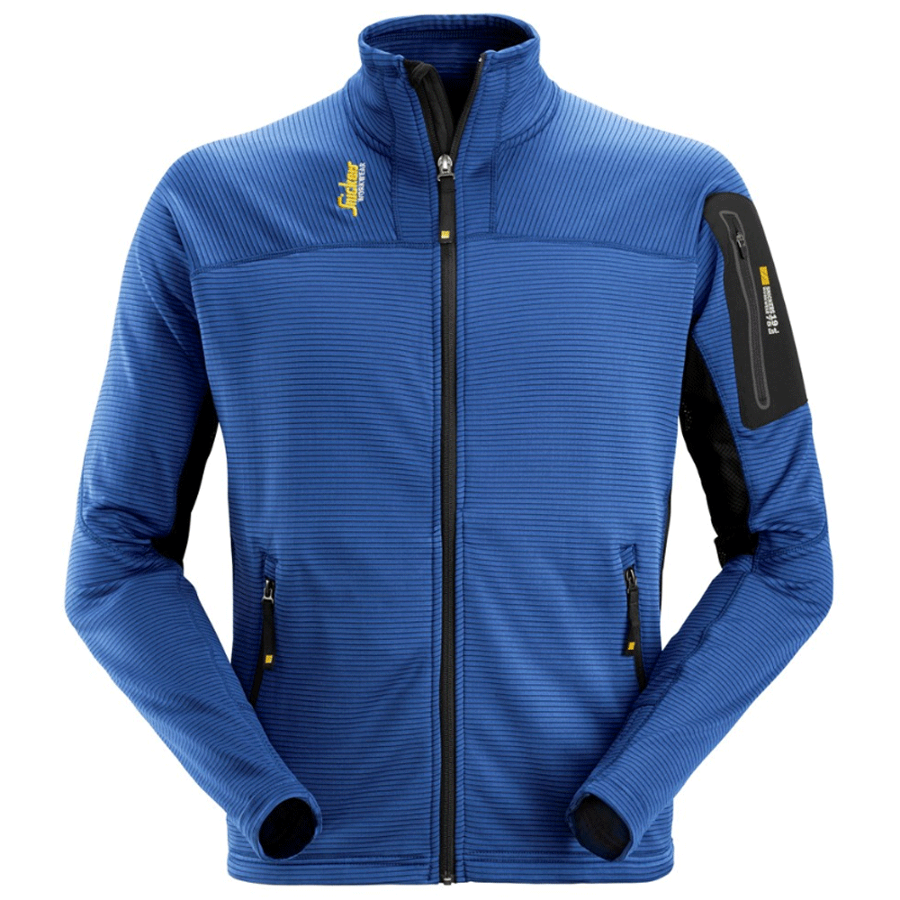 Snickers 9438 Body Mapping Micro Fleece Jacket Various Colours True Blue