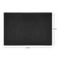 Spaghetti BBQ Floor Protection Mat - 120cm x 80cm Black