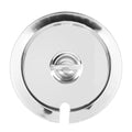 Stainless Steel Notched Inset Cover 2.37Ltr