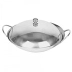Stainless Steel Wok Serving Dish 205mm