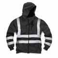Standsafe HV008 Hi Vis Hoodie Various Colours Black