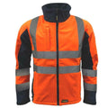 Standsafe HV018 Reflective Hi-Vis Work Softshell Jacket Orange