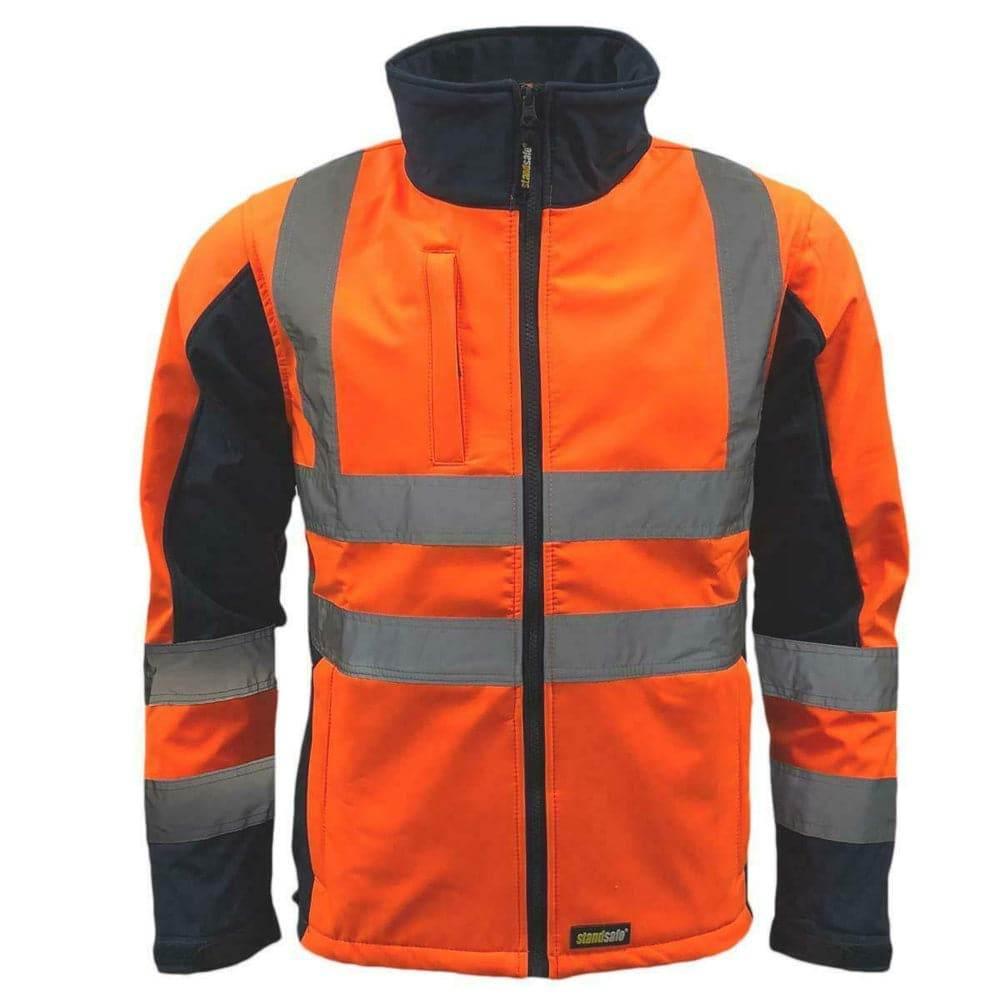 Standsafe HV018 Reflective Hi-Vis Work Softshell Jacket Orange