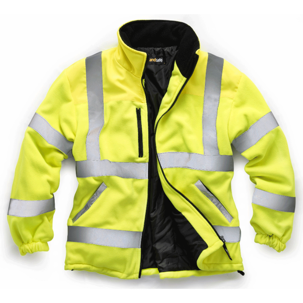 Standsafe HV022 Hi Vis Fleece Jacket Various Colours Yellow