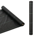 1x50m Weed Barrier Fabric Durable Convenient Design Weed Block Mat Black