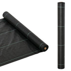 1x50m Weed Barrier Fabric Durable Convenient Design Weed Block Mat Black