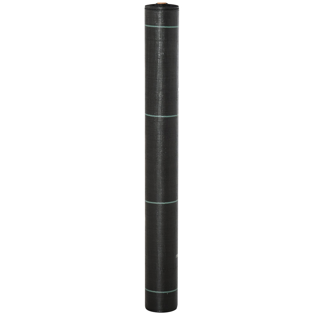 1x50m Weed Barrier Fabric Durable Convenient Design Weed Block Mat