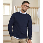 Tee Jays 5504 Ribbed Interlock Crew Neck Sweatshirt