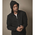 Tee Jays 5508 Ribbed Interlock Hooded Full Zip Sweat