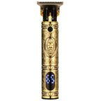VGR V-228 5W USB Retro Engraving Hair Clipper with LED Digital Display, V-228 (Bronze), V-228 (Silver) V-228 (Bronze) Bronze