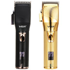 VGR V-280 10W USB Metal Electric Hair Clipper with LED Digital Display, V-280 (Gold)