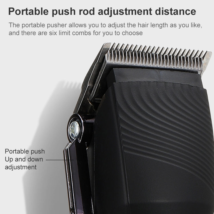 VGR V-280 10W USB Metal Electric Hair Clipper with LED Digital Display, V-280 (Gold)