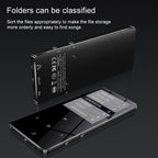 1.8 inch Touch Screen Metal Bluetooth MP3 MP4 Hifi Sound Music Player, Black, Rose Gold