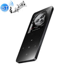 1.8 inch Touch Screen Metal Bluetooth MP3 MP4 Hifi Sound Music Player, Black, Rose Gold Black 16GB