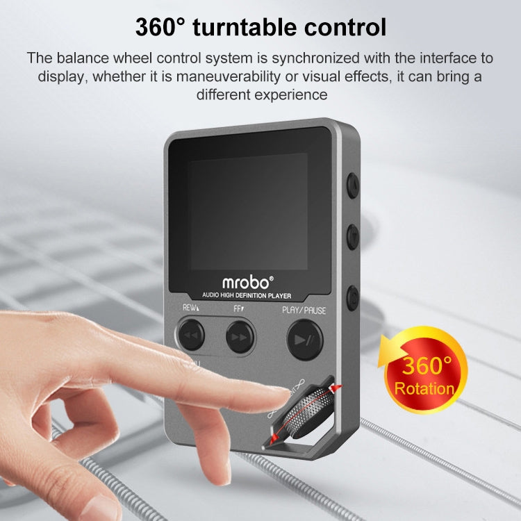 1.8 inch HIFI MP3 Player Metal High Sound Quality Entry-level Lossless Music Player, Support TF Card / FM / E-book – Durable Build, Easy to Use