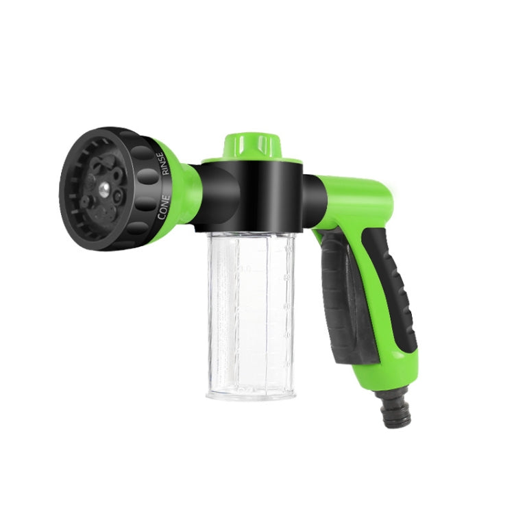 Professional Portable Multifunction Auto Foam Car Washer 3 Grade High Pressure Water Gun Cleaning Washing Foam Nozzle, Green, Yellow, Black Green Green