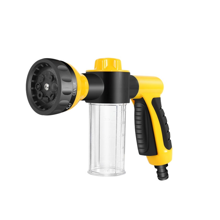 Professional Portable Multifunction Auto Foam Car Washer 3 Grade High Pressure Water Gun Cleaning Washing Foam Nozzle, Green, Yellow, Black – Durable Build, Easy to Use Yellow Yellow
