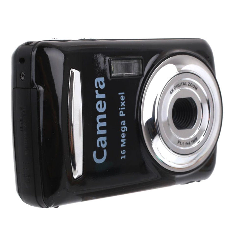 2.4 Inch 16MP 720P Mini LSR Cam Digital Camera for Kids Baby Cute Cartoon Multifunction Toy Camera Children Birthday Black