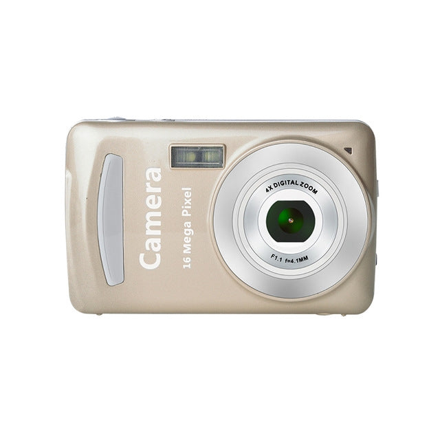2.4 Inch 16MP 720P Mini LSR Cam Digital Camera for Kids Baby Cute Cartoon Multifunction Toy Camera Children Birthday – Durable Build, Easy to Use Gold