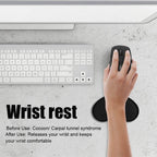 Comfort 3D Wrist Rest Silica Gel Hand Pillow Memory Cotton Mouse Pad – Durable Build, Easy to Use