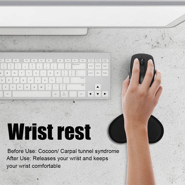 Comfort 3D Wrist Rest Silica Gel Hand Pillow Memory Cotton Mouse Pad – Durable Build, Easy to Use